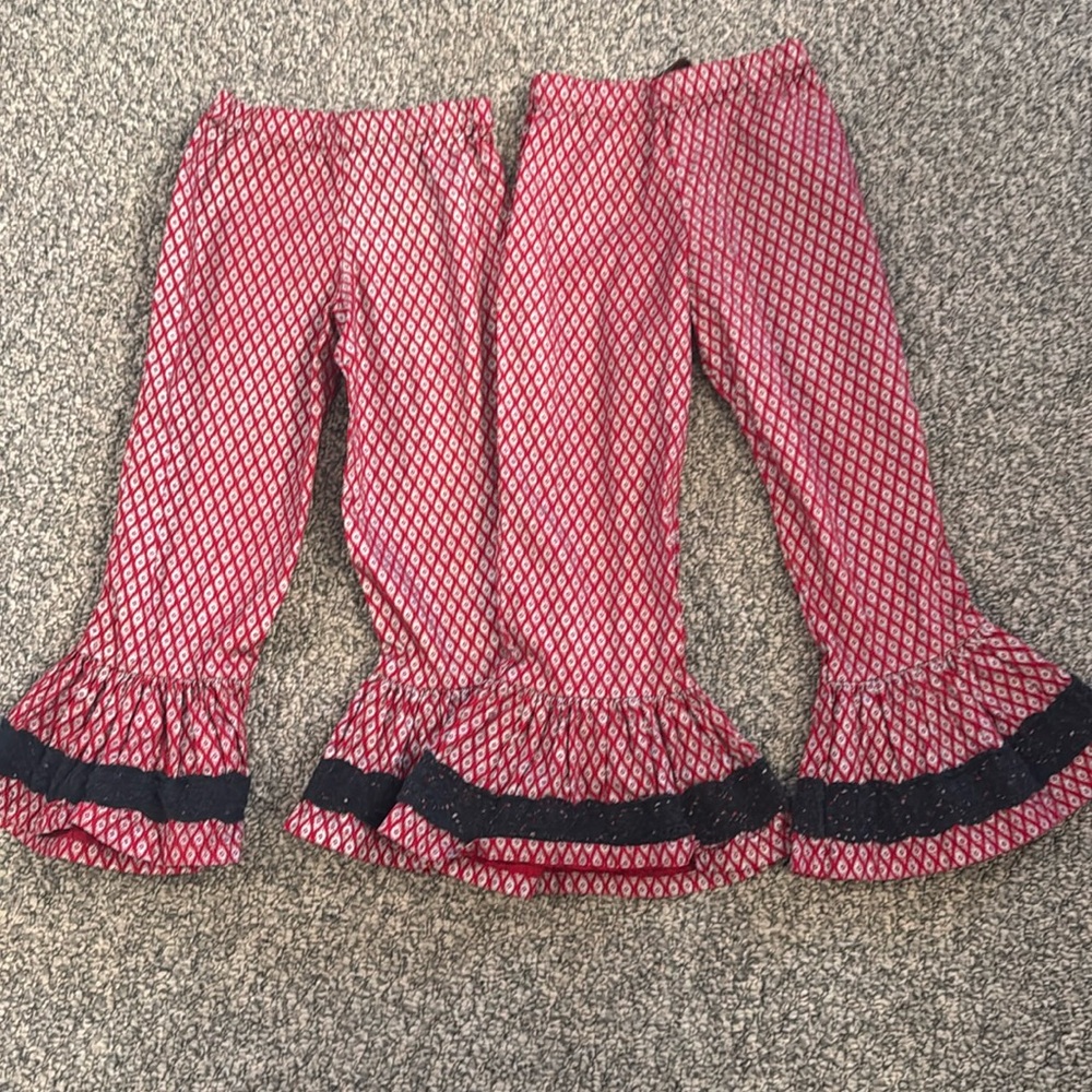 Lot of two size 3t and 4t mustard pie pants!